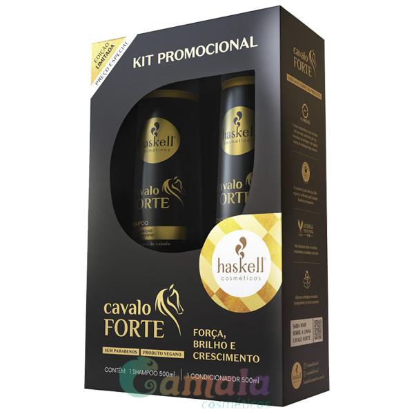 Imagem de Haskell Promopack Cavalo Forte Sh + Cond 500ml