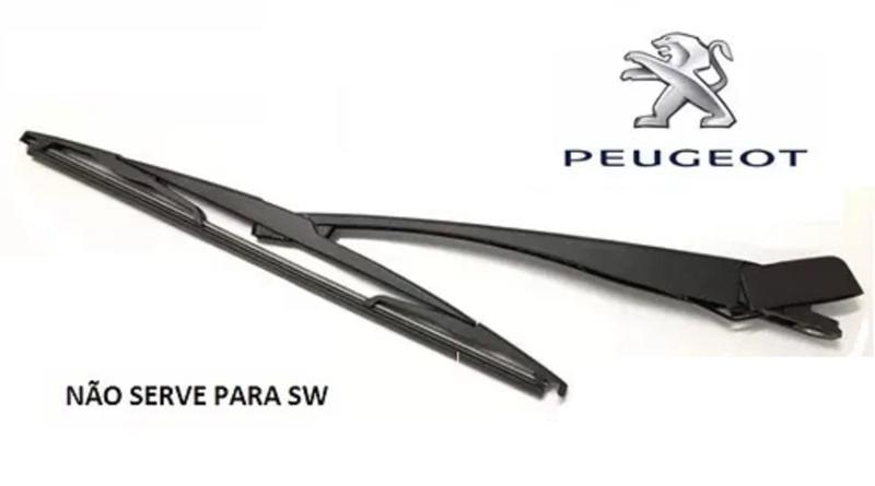 Imagem de Haste / Braço completo com Palheta para Limpador de Parabrisa Traseiro para Peugeot 207