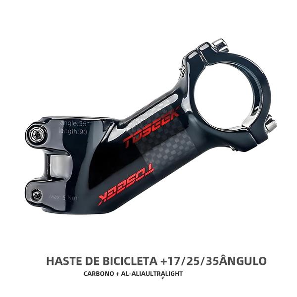 Haste de Guidão de Bicicleta MTB Ultraleve em Liga de Alumínio - 10°, 17°, 25° e 35° (31.8mm) Imagem de Haste de Guidão de Bicicleta MTB Ultraleve em Liga de Alumínio - 10°, 17°, 25° e 35° (31.8mm)