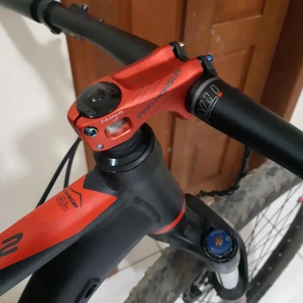 Imagem de Haste de Potência MTB de Alumínio CNC 70/90mm - 17° para Guidão de Bicicleta