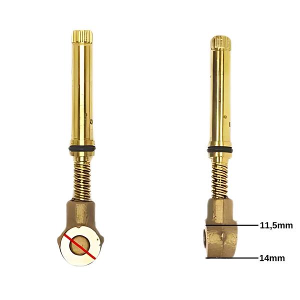 Imagem de Haste e Cunha Registro Gaveta 1/2" Deca - 4324013