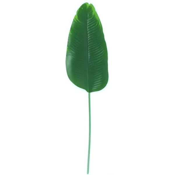 Imagem de Haste Folha de Bananeira Verde Decorativa 56cm - Villaggio das Flores