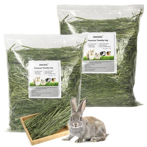 Imagem de Hay Ohcool Timothy Hay 1 kg Premium para coelhos e tartaruga