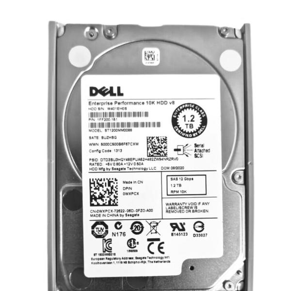 Imagem de Hd 1.2tb 10k Rpm 2.5 Sas Pn 0wxpcx St1200mm0088 1ff200-151 Dell