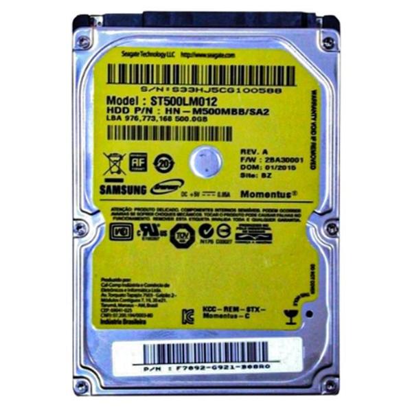 Hd 1Tb. Sataiii. 6Gb/S. 8Mb. 5400 Rpm. Para Notebook - Samsung Imagem de Hd 1Tb. Sataiii. 6Gb/S. 8Mb. 5400 Rpm. Para Notebook