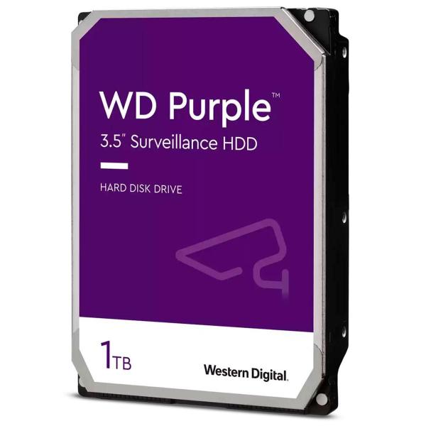 Imagem de Hd 1Tb Western Digital Purple Surveillance, Sata Iii 6Gb/S,