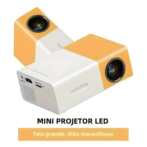 Imagem de Hd 320x240p Mini Projetor Led Hdmi Usb Tf Portátil Smart Home Audio Multimídia Player Para Viagens