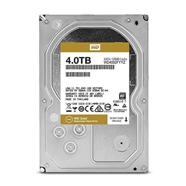 Imagem de Hd  4tb Sata 3 128mb 7200rpm 3,5 Gold Enterprise WD4002FYYZ Western Digital