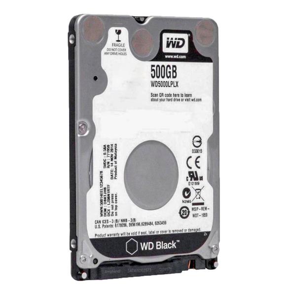 Imagem de HD 500 GB para Notebook Western Digital Black - 7200RPM - 7.0 mm - WD5000LPLX