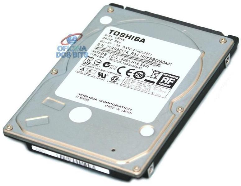 Imagem de Hd 500Gb Para Notebook Toshiba - 7.0 Mm - Mq01Abf050M