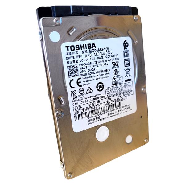 Imagem de Hd Disco Rígido Interno Toshiba Mobile Hdd Mq04abf100 1tb Prateado 2,5 Sata