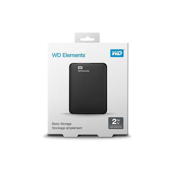 Imagem de Hd Externo 2Tb Portátil Wd Elements Usb 3.0 Preto