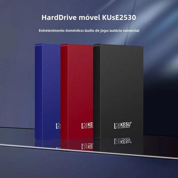 Imagem de HD Externo Portátil USB 3.0 KESU 2,5" - 250GB, 320GB, 500GB ou 1TB