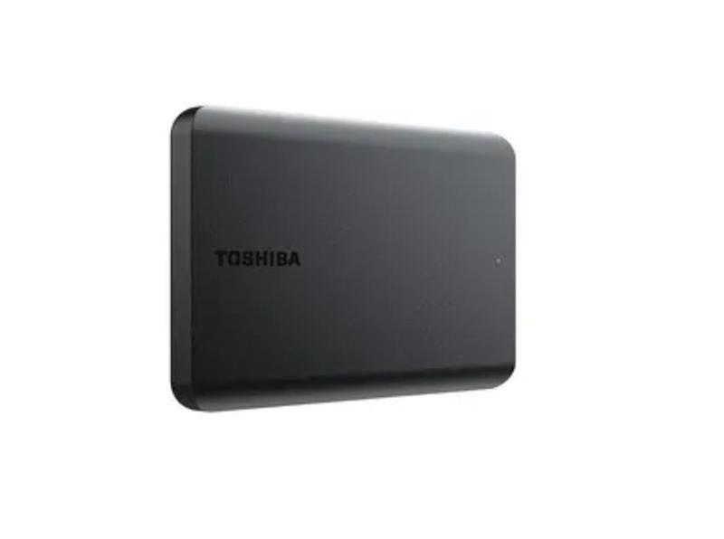 Imagem de HD Externo Toshiba 1TB Canvio Basics Preto HDTB510XK3AAI