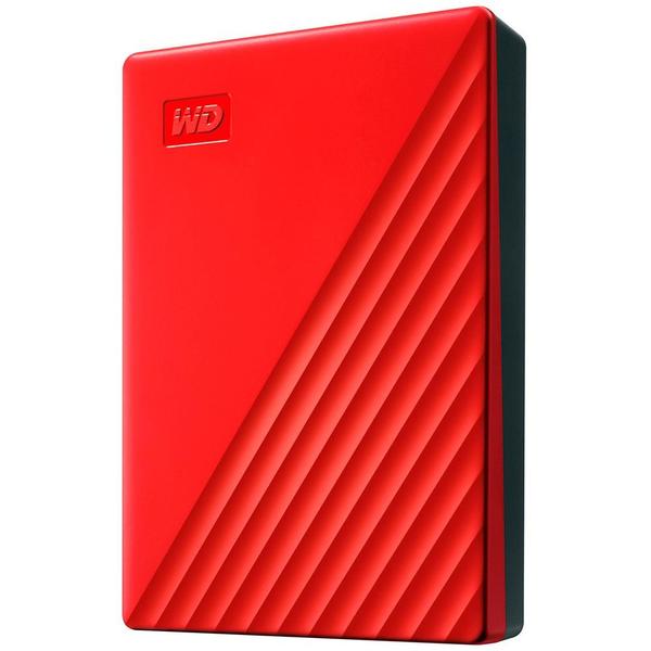 Imagem de HD Externo WD Portátil My Passport, 2TB, USB 3.2, Vermelho - WDBYVG0020BRD-WESN