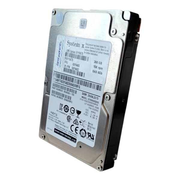 Hd Ibm 300gb Sas 15k Rpm Servidor Enterprise System X 00fn460 - HD