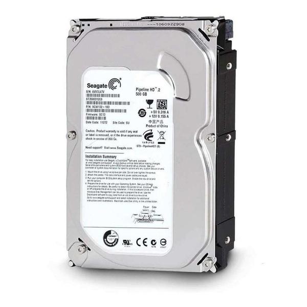 Imagem de HD Interno 500GB - Pipeline - 3.5" Sata - 8Mb 5900RPM - ST3500312CS