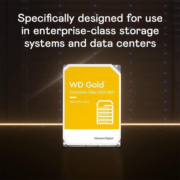 Imagem de HD Interno WD Gold Enterprise Class, 1TB, 7200 RPM, 3.5, SATA - WD1005FBYZ