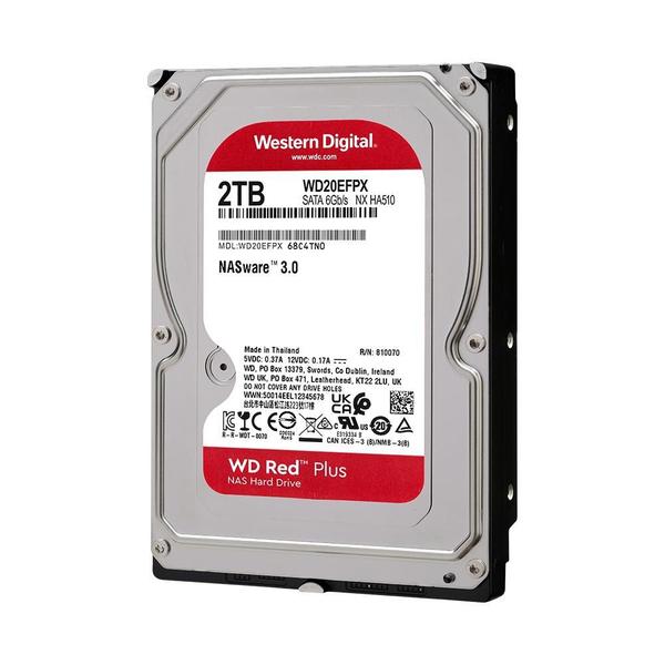 Imagem de HD Interno WD Red Plus,  2TB, SATA, 3.5' - WD20EFPX