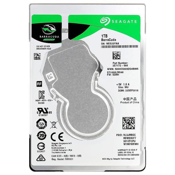 Imagem de HD para Notebook Seagate 1TB BarraCuda 2.5" SATA 3 - ST1000LM048