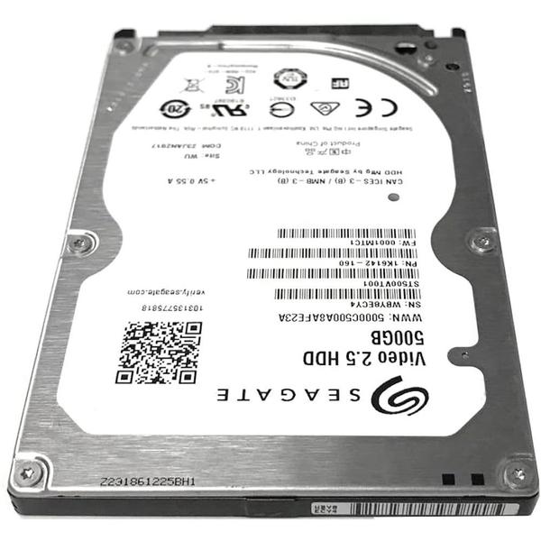 Imagem de HD para Notebook Seagate 500GB Video 2.5" SATA 3 Pull - ST500VT000