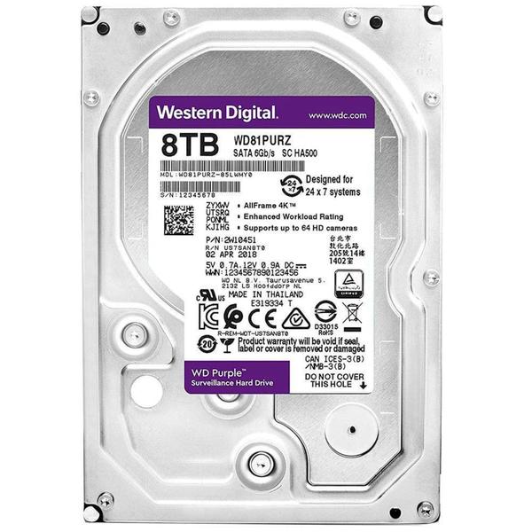 Imagem de Hd purple 8tb western digital