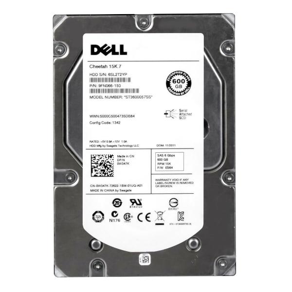 Imagem de Hd Sas 600gb 3.5 Dell 15k.7 0w347k St3600057ss C/ Gaveta Cor Prata