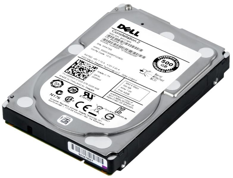 Imagem de Hd Sas Dell 500gb 7.2k 2.5 055rmx 55rmx st9500620ss 6gbps