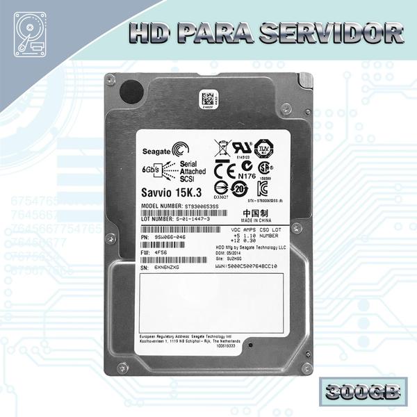 Imagem de HD SAS Seagate ST9300553SS 9ZZ066-039 IBM 45W9615 300GB 15K 6GB/s 2.5