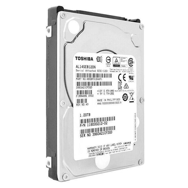 Imagem de Hd Sas Toshiba 1.2TB 10K 2.5 AL14SEB120N 118000212-02