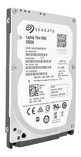 Imagem de HD Sata 500gb Slim Seagate St500lm021 para Notebook