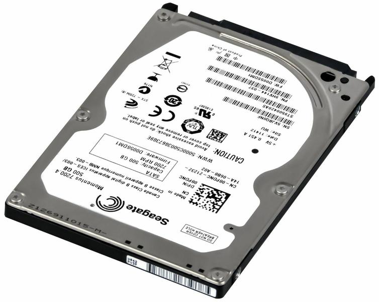 Imagem de Hd Sata Interno Seagate 500gb 7.2k 2.5 Momentus st9500420as