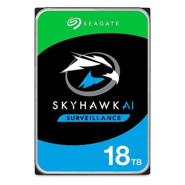 Imagem de HD Seagate SkyHawk AI, 18TB, Cache 256MB, SATA - ST18000VE002