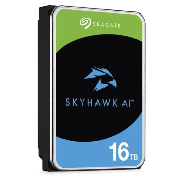 Imagem de HD Seagate Skyhawk AI Surveillance, 16TB, 7200RPM, 3.5", SATA III, 6Gbps, Cache 256MB