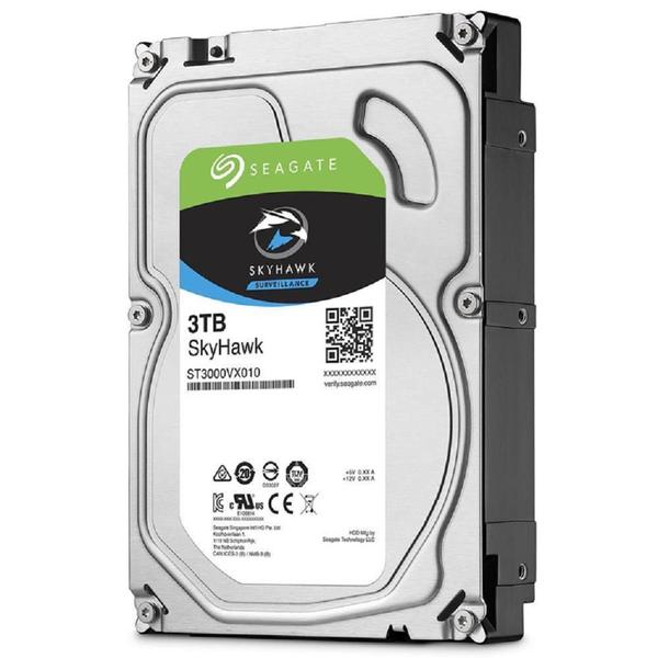 Imagem de HD Seagate Skyhawk Surveillance, 3TB, Cachê 256MB, 3.5, SATA 6GB