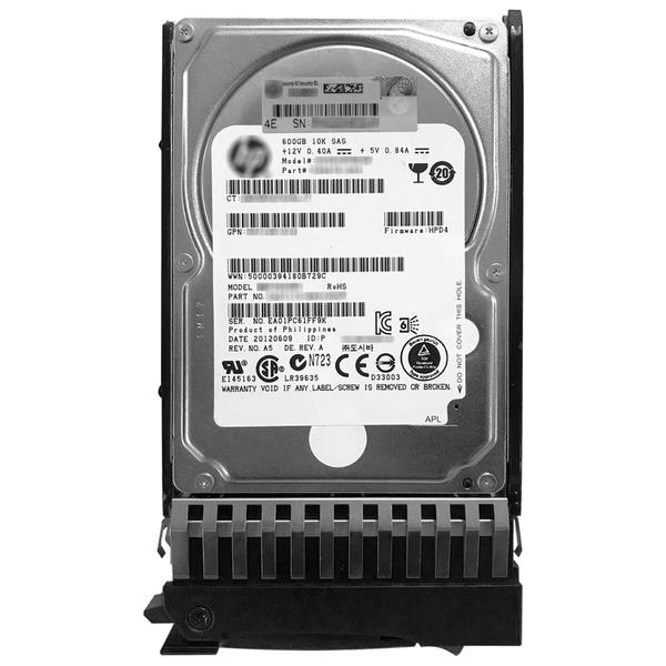 Imagem de HD Servidor SAS Disco Rígido HP 600GB 2.5 10K 6GB/s Com Gaveta Nota Fiscal NFe