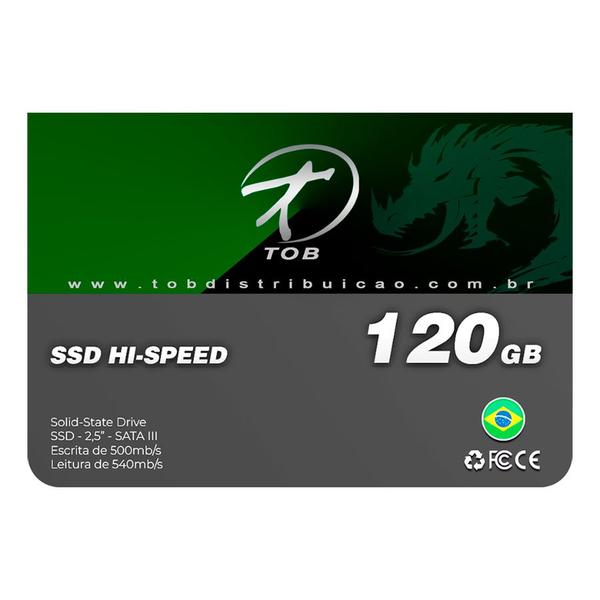 Imagem de Hd ssd 120gb tob sata iii 2.5 ssd120tob