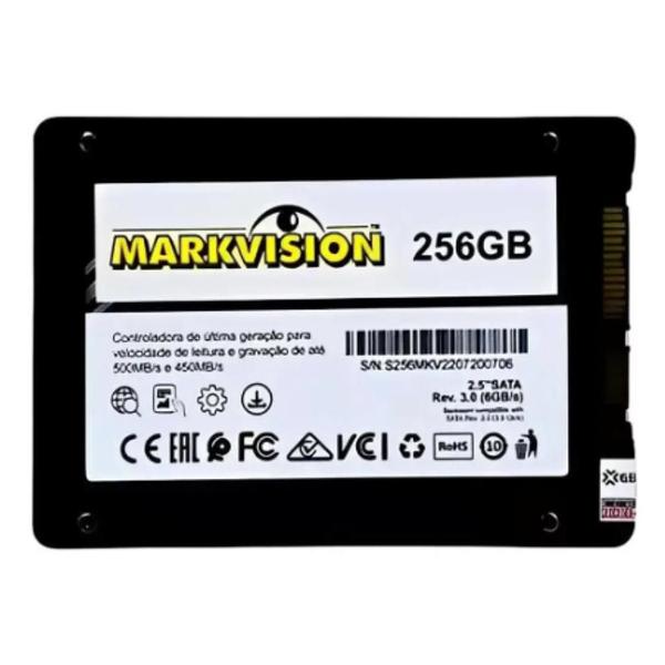 Imagem de Hd ssd 256gb sata iii 2,5" markvision smark17/256g