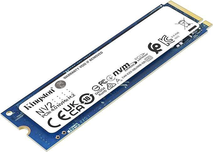 Imagem de Hd Ssd M.2  1tb Nvme Kingston Nv2 - Snv2s/1000g - 3500/2100 Mb/s