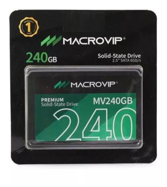 Imagem de Hd Ssd Macrovip Disco Sólido 240gb de 2.5 Sata 3 - Mv240gb