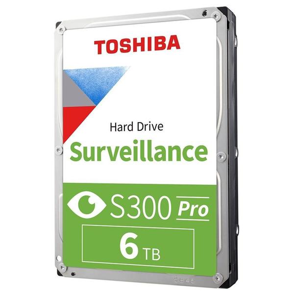 Imagem de HD Toshiba Surveillance S300 PRO, 6TB, 7200 RPM, 3.5, SATA - HDWT360UZSVAR