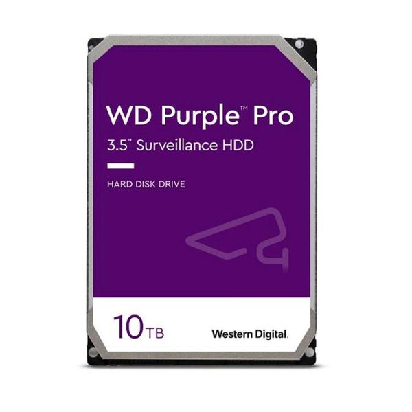 Imagem de HD WD Purple Pro 10TB, 7200RPM, Cache 256MB, 3.5", SATA - WD101PURP