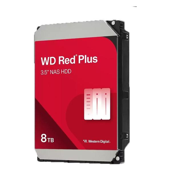 Imagem de HD WD Red Plus, 8TB, 3.5", SATA - WD80EFPX