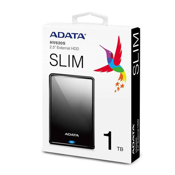 Imagem de Hdd externo 1tb adata  preto 2,5" portatil usb 3.1 ahv620s-1tu31-cbk