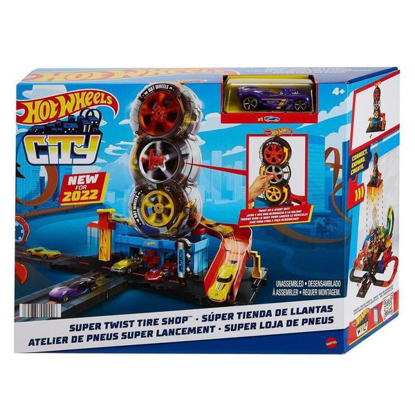 Imagem de Hdp02 hot wheels city super loja de pneus sortimento