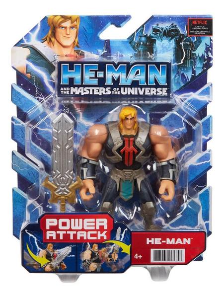 Imagem de He-Man Boneco Power Attack Com Espada - Mattel Hbl66