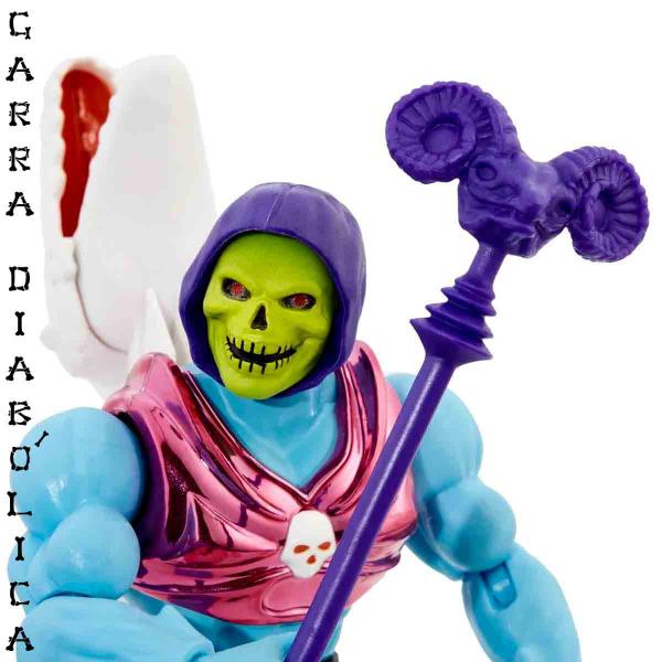 Imagem de He-man Boneco Vilão Esqueleto Garra Diabólica + 6 Acessórios Deluxe - Mattel HDT23