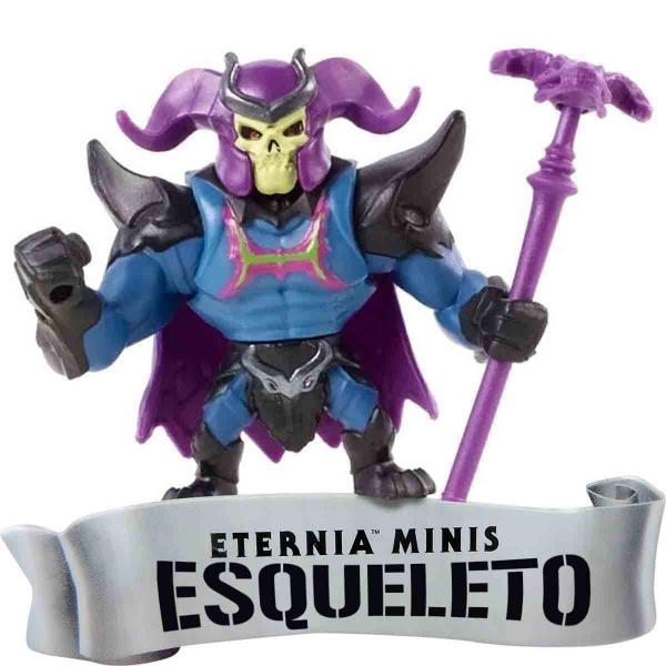 Imagem de He-man Mini Boneco Articulado Esqueleto Skelegod com Acessório Mattel