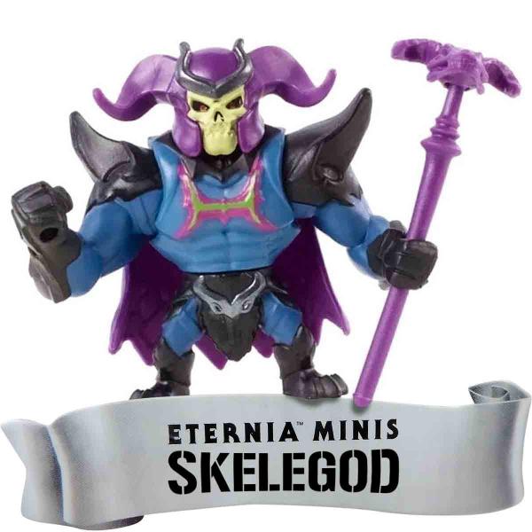 Imagem de He-man Mini Boneco Articulado Esqueleto Skelegod com Acessório Mattel