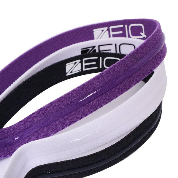 Imagem de Head Band Sport Zeiq - Kit 3 Unidades (branco, roxo e preto)